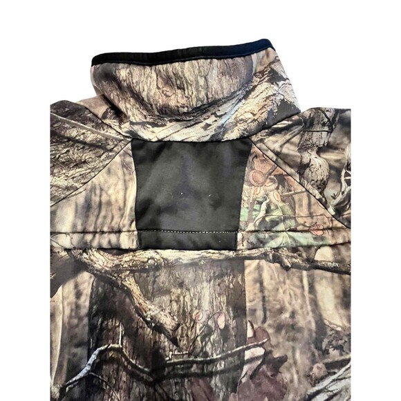 Mossy Oak Jacket Coat Break Up Infinity Camouflage Front Zip Sz L 42-44 - Picture 4 of 11